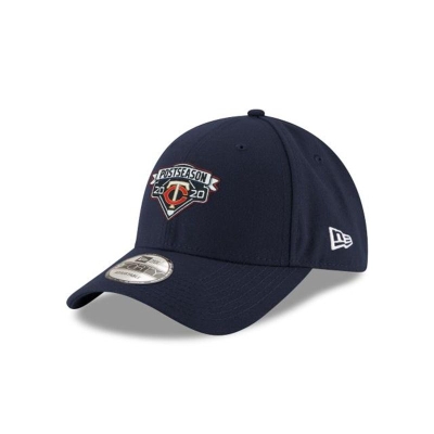 Minnesota Twins Gorra | New Era MLB Postseason Locker Room 9forty Adjustable Cap Mexico - Azules